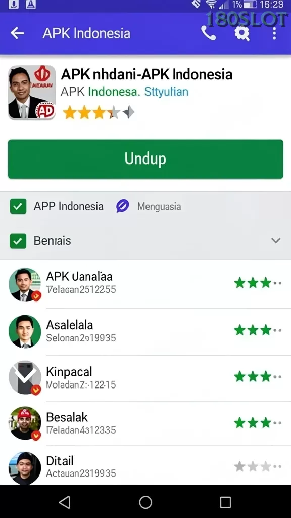 Cuplikan layar RVIP2 — menu navigasi