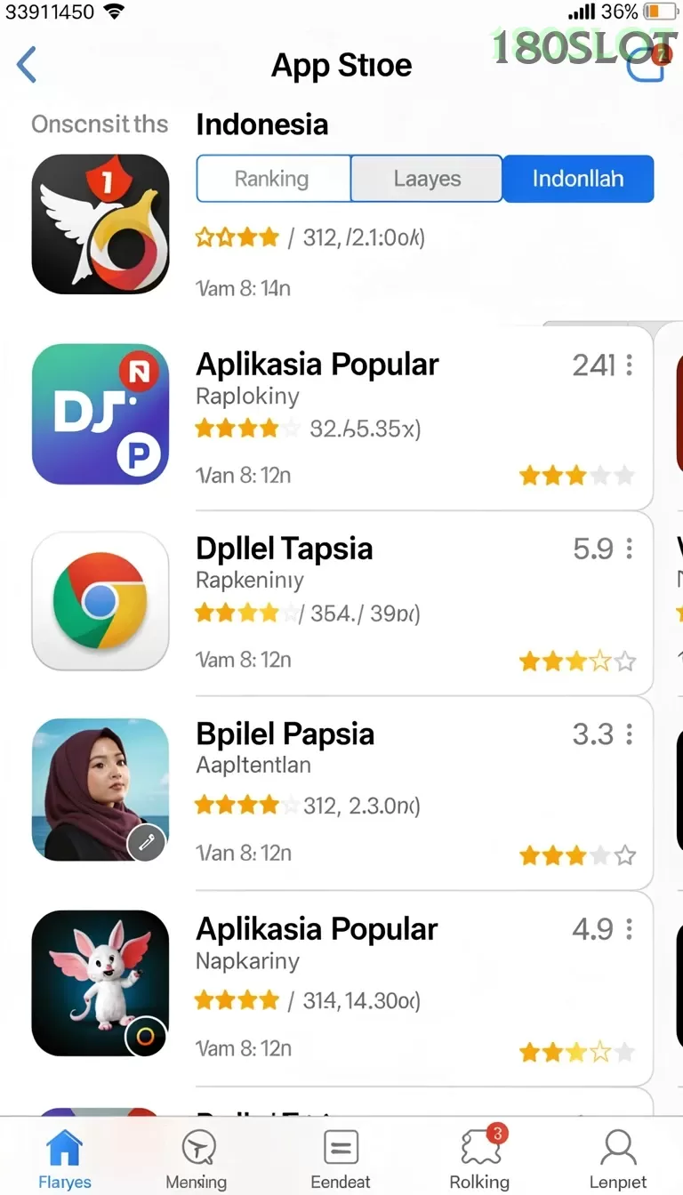 Cuplikan layar VT789 — menu navigasi