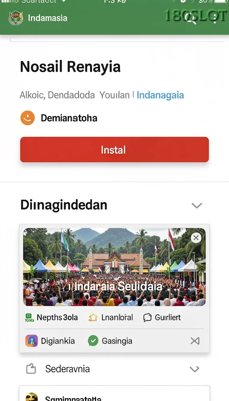 Cuplikan layar ORA78 — menu navigasi